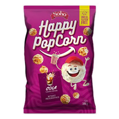 Picture of Soho Happy Popcorn Cola  100g Bags  x20